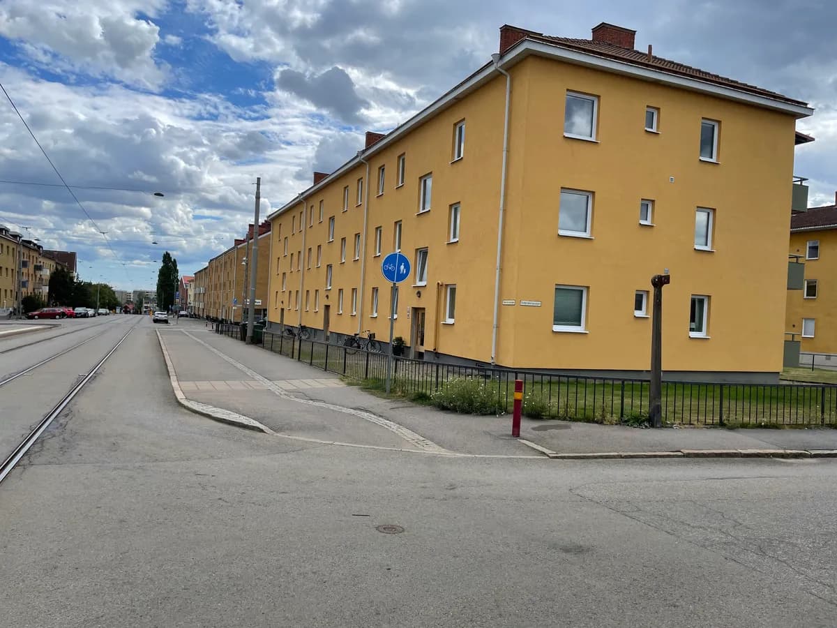 Taborsbergsvägen i Norrköping