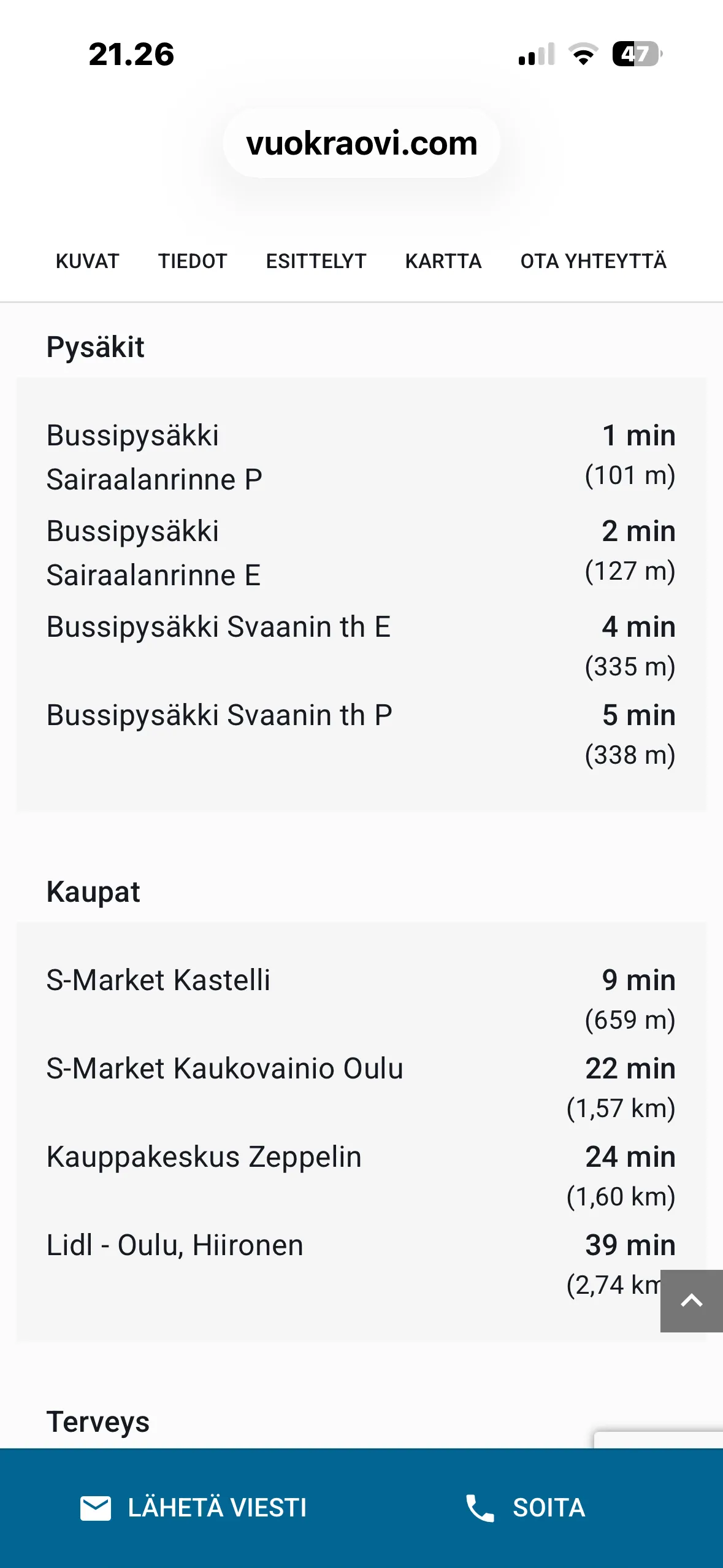 Sairaalanrinne i Oulu