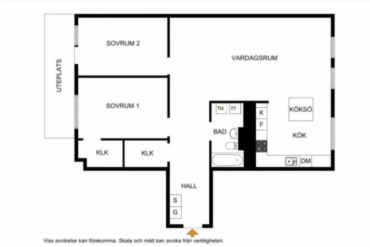Klara tvärgränd i Stockholm