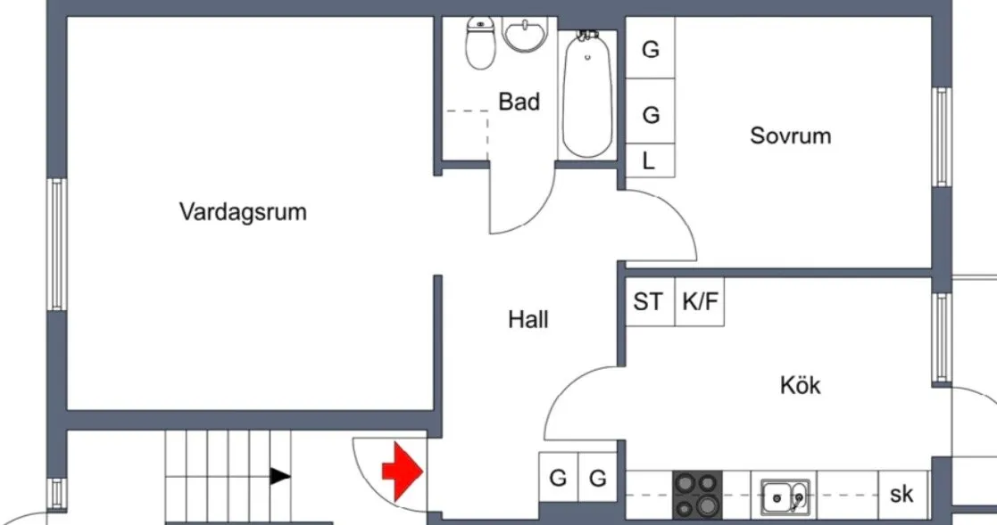 Kungsvägen i Eskilstuna
