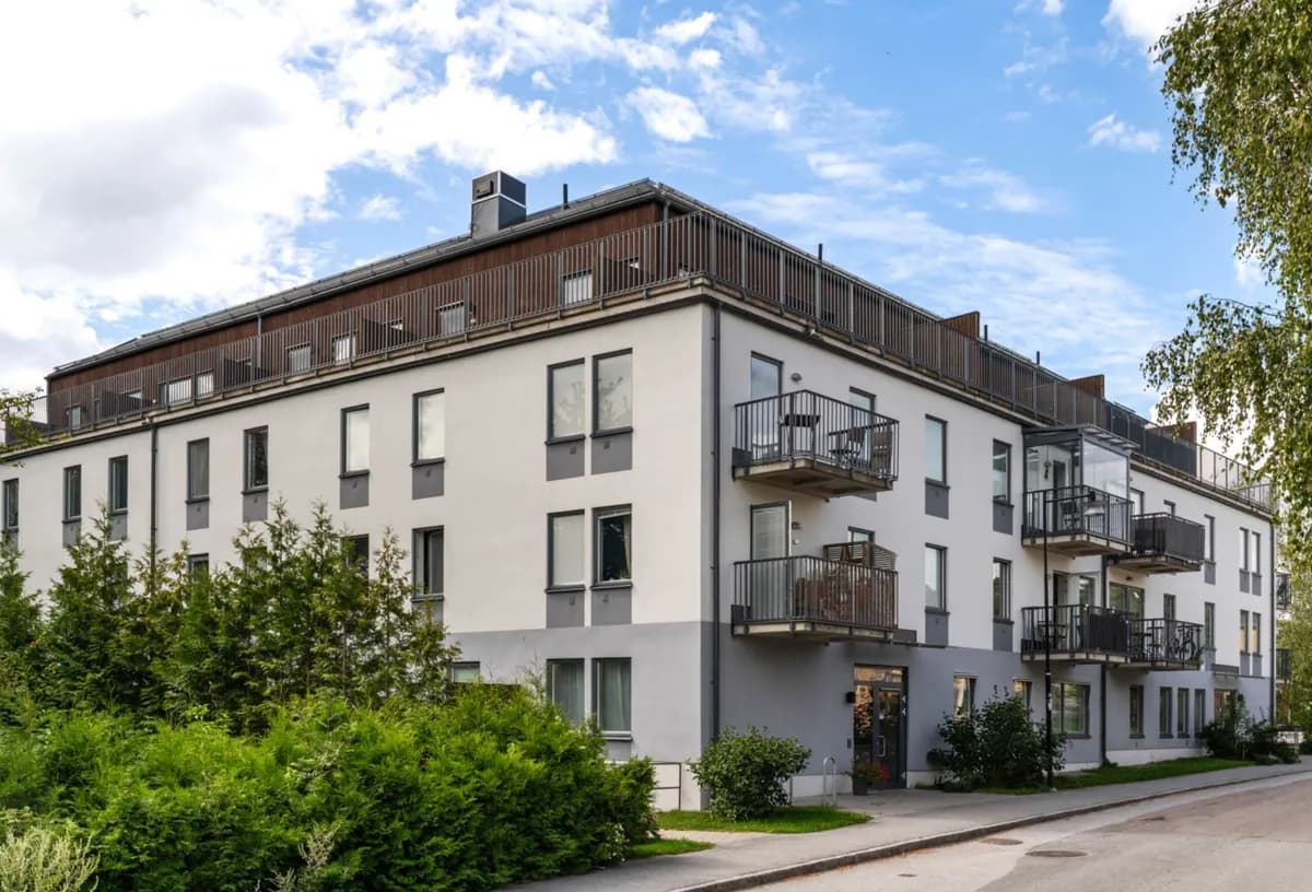 Härnevi skolväg i Stockholm