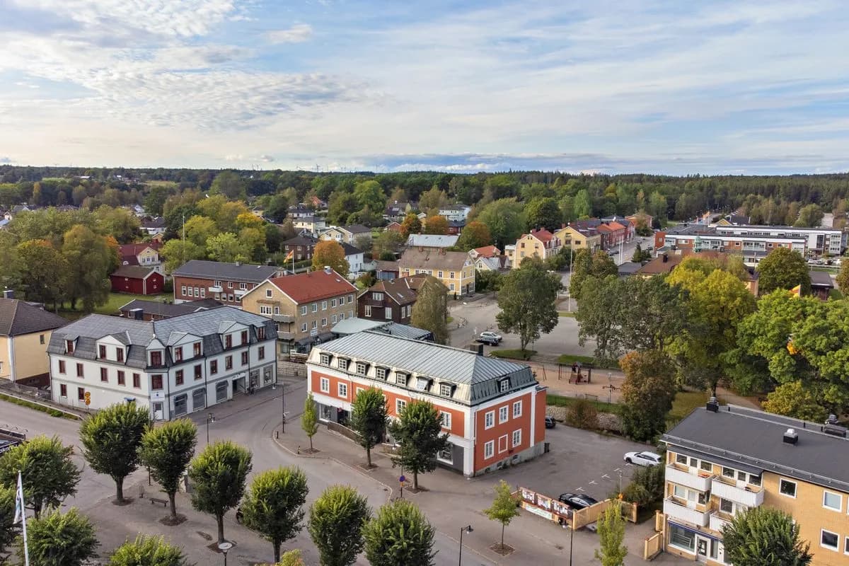 Järnvägsgatan i Åseda