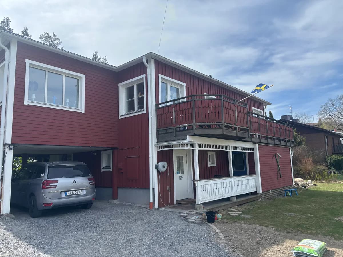Skansbergsvägen i Huddinge