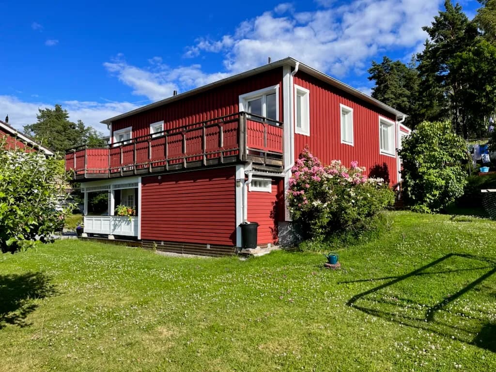 Skansbergsvägen i Huddinge