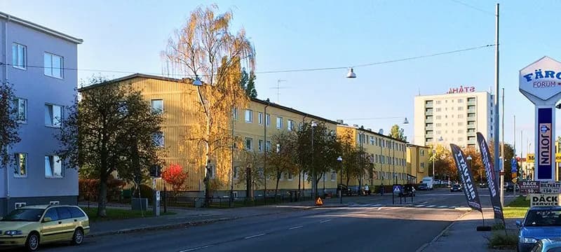 Stockholmsvägen i Norrköping