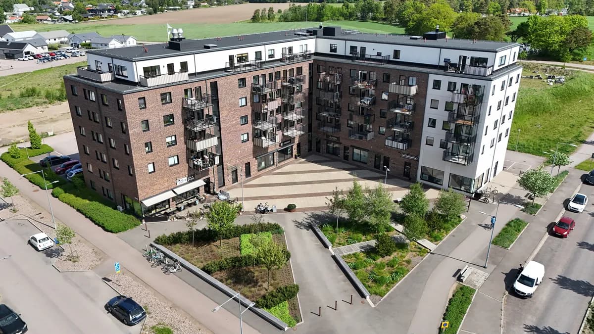 Stationstorget i Båstad