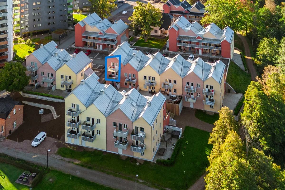Södra Strandvägen i Mjölby