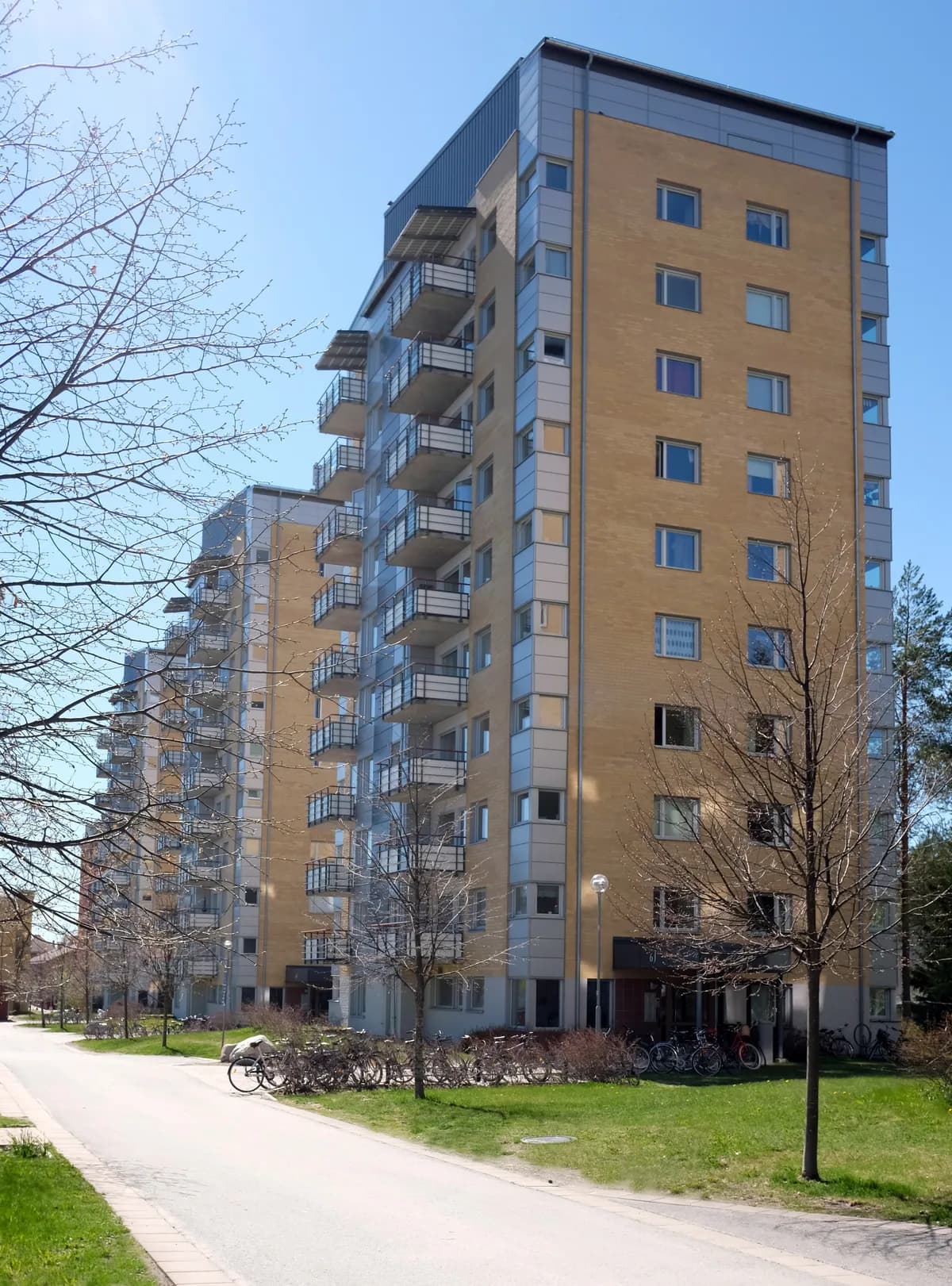 Mariehemsvägen i Umeå