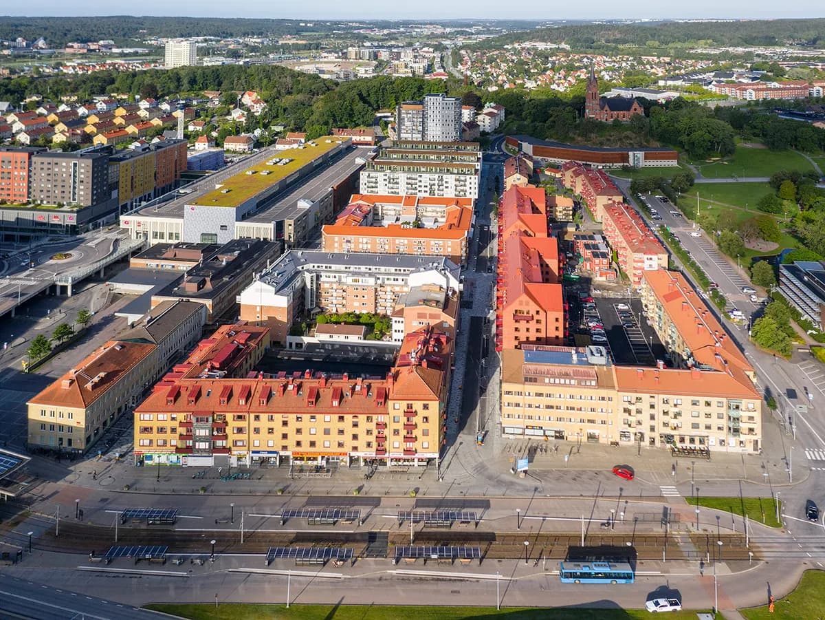 Göteborgsvägen i Mölndal