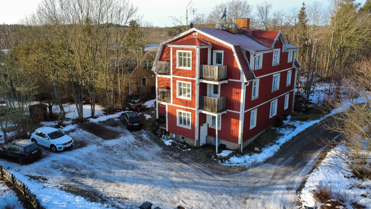 Stationsvägen i Björnlunda
