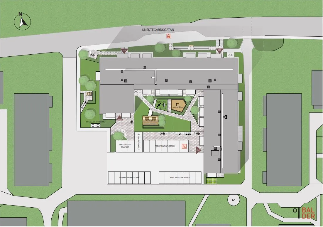 Knektegårdsgatan i Alingsås