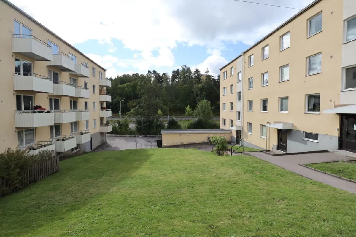 De wijksväg i Finspång