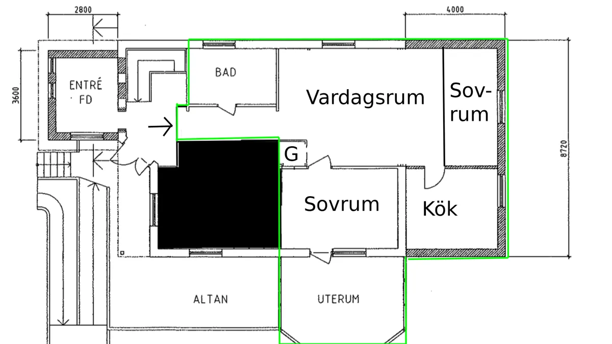 Västerlånggatan i Örnsköldsvik