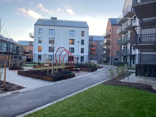 Lundgrens gata i Halmstad