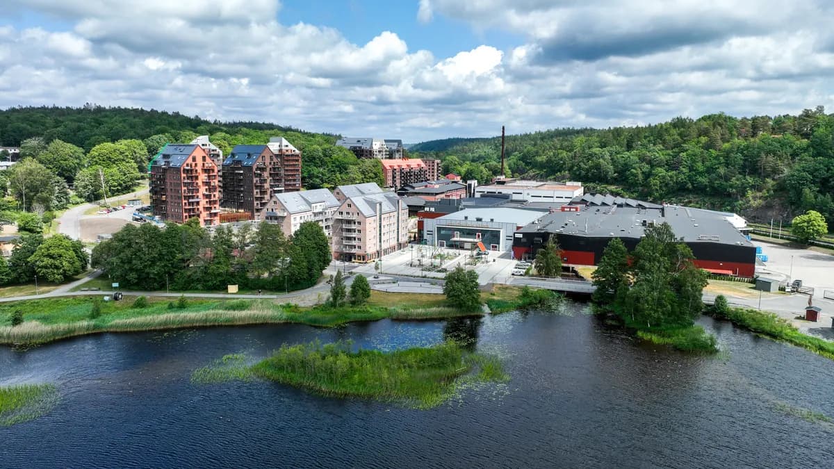 Bruksgatan i Mölnlycke