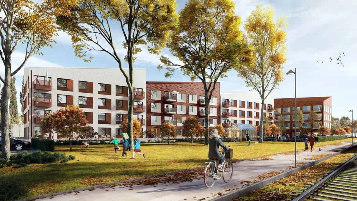 Vindrosgatan i Norrköping