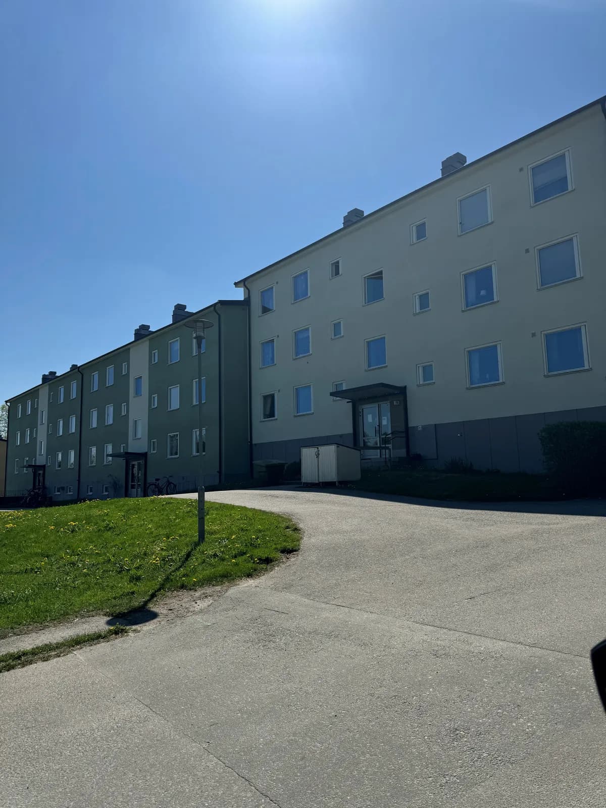 Rånäsvägen i Rimbo